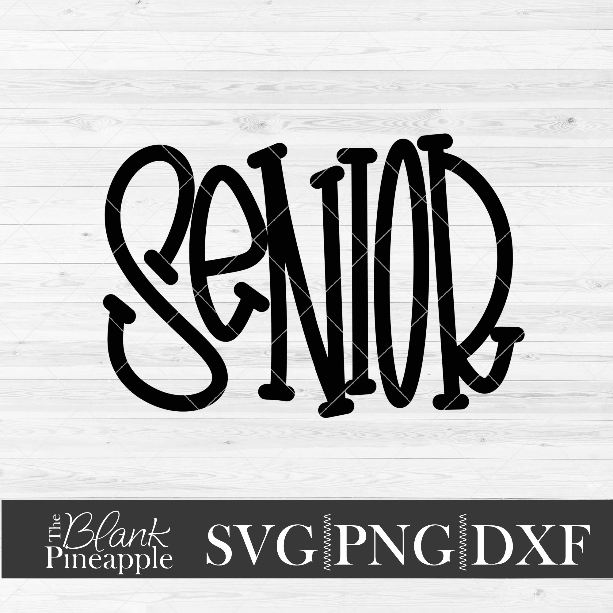 Senior Script Vector Graduation Senior SVG Cut File, Senior SVG, DXF, and Png, Senior Class ...