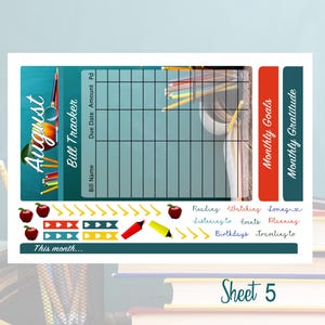 2026 Back to School September or August Photography Monthly Kit Erin Condren & Happy Planner!! image 6