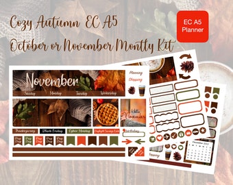 NEW EC A5 Cozy Autumn October or November Monthly Kit