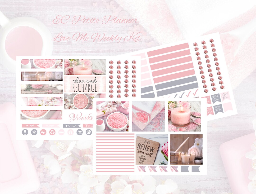 EC Petite Planner Love Me Weekly Kit - Etsy