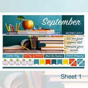 2026 Back to School September or August Photography Monthly Kit Erin Condren & Happy Planner!! image 2