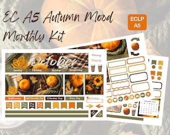 NEW 2024 EC A5 Autumn Mood September, October or November Monthly Kit