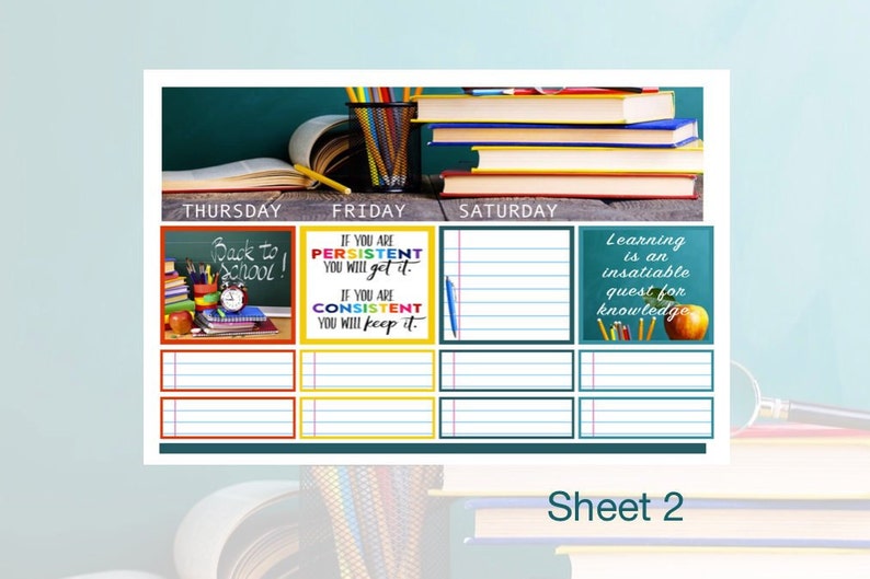 2026 Back to School September or August Photography Monthly Kit Erin Condren & Happy Planner!! image 3