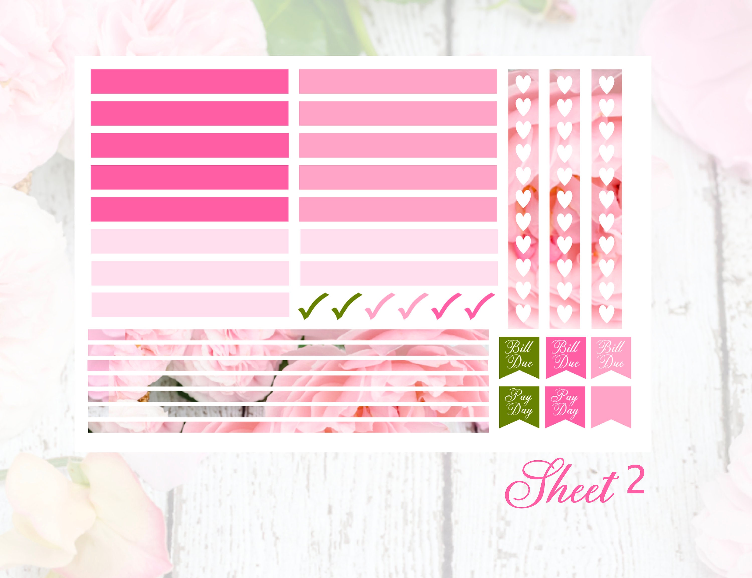 Mothers Day Petite Planner Weekly Kit - Etsy