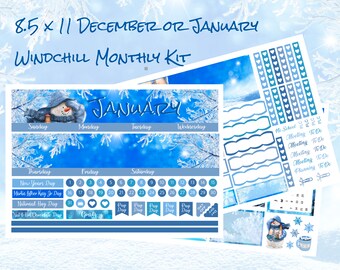 NEW 25/26 EC 8.5 x 11 Windchill December or January Monthly Kit