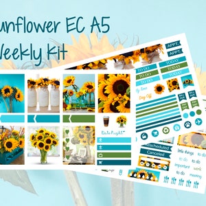 Sunflower EC A5 Horizontal Weekly Kit