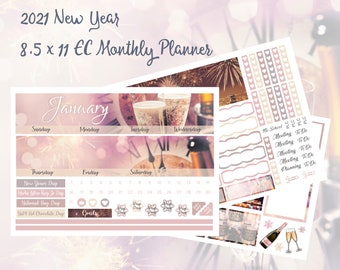 2026 EC 8.5 x 11 New Year January Monthly Kit