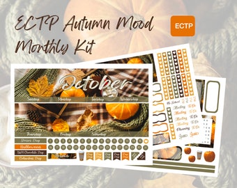 NEW 2024 EC 8.5 x 11 Autumn Mood September, October or November Monthly Kit