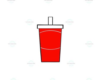 Fountain Drink Cutter ~ Happy Meal Cookie Cutter ~ Fondant Cutter ~ Biscuit Cutter ~ Wax, Resin, or Clay Mold, Kids Meal, Box