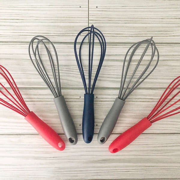 Mini Silicone Whisk ~ Assorted Colors ~ Icing Spatula ~ Cookie Decorating ~ Cake Decorating Tools ~ Baking Supplies