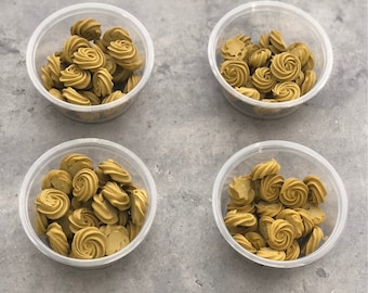 Royal Icing Rosetten ~ Mini Roses ~ Dijon Rosetten ~ Hand geleitet ~ Kuchen & Kekse Rosetten Dekoration