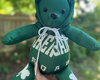 Memory Bear, Keepsake Bear, Memorial item from clothing, simplicity bear baby bear