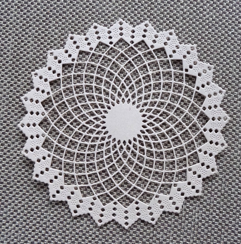 Die Cut Paper Doilies Paper Doilies Die Cut Colored Doilies Etsy