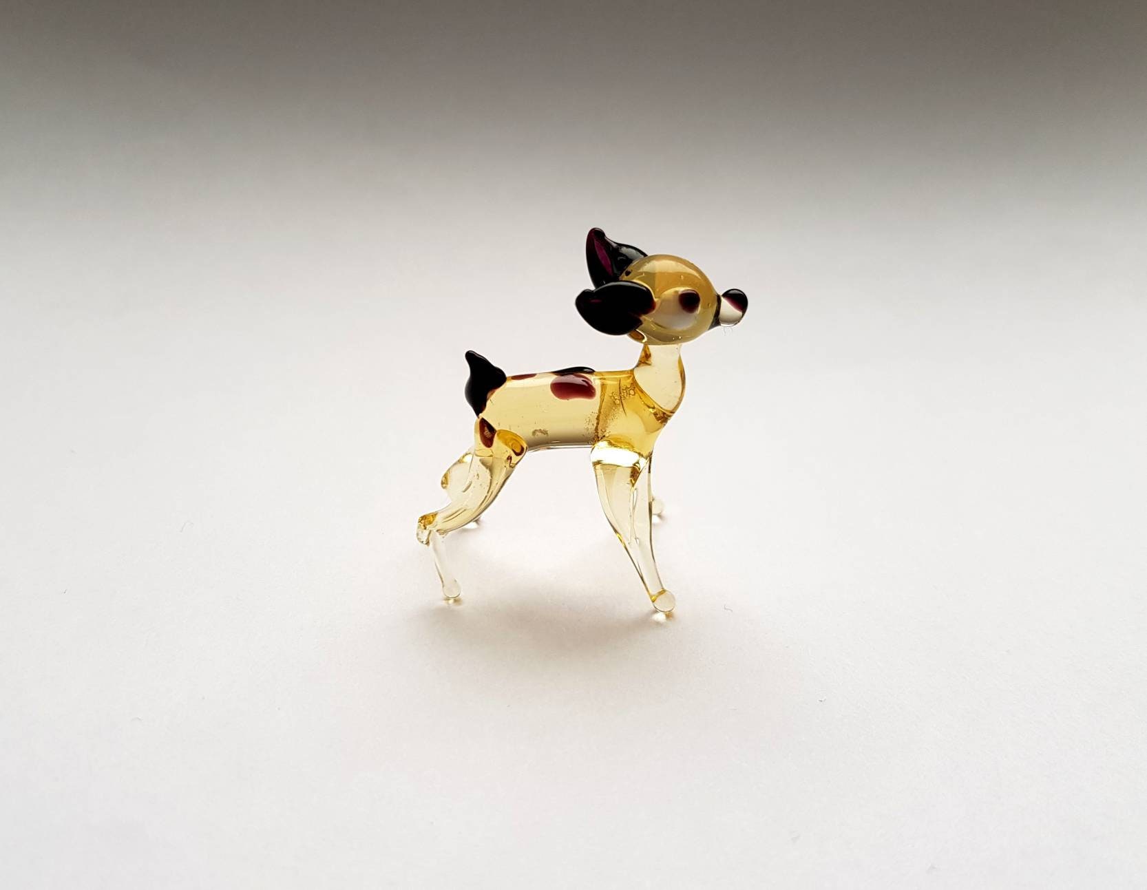 ムラーノガラスのミニチュア動物フィギュア：ドールハウスのコレクター