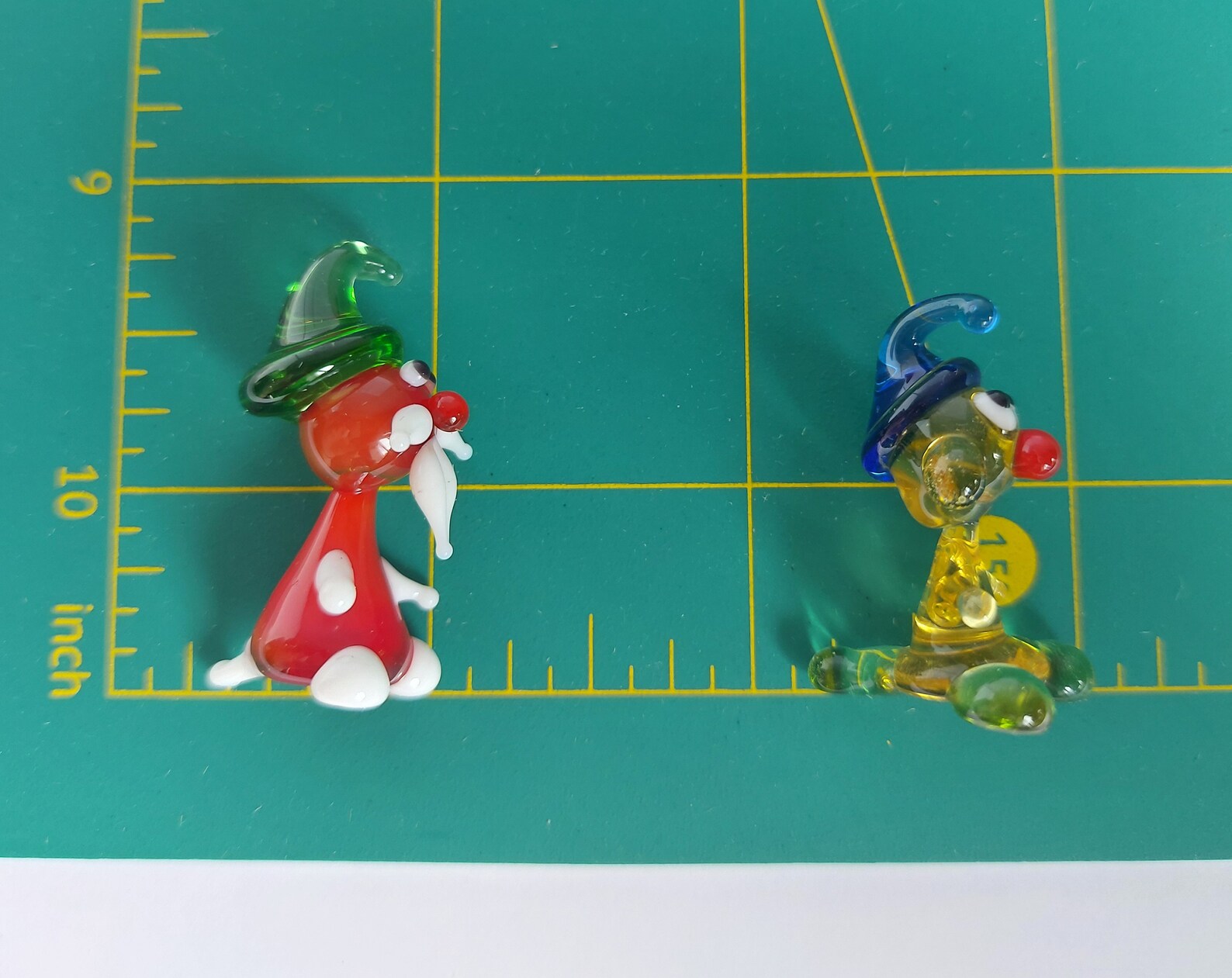 Miniature Glass Figurines Tiny Glass Gnomes Murano Glass Etsy