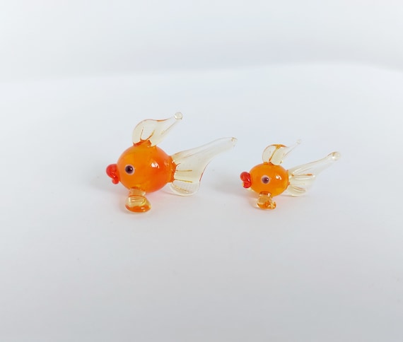 1shopforyou Miniatur-Fische Aus Ton – 12 Stück, 0,7x2,3 Cm, Für Feengarten, Dioramen & Dekoration