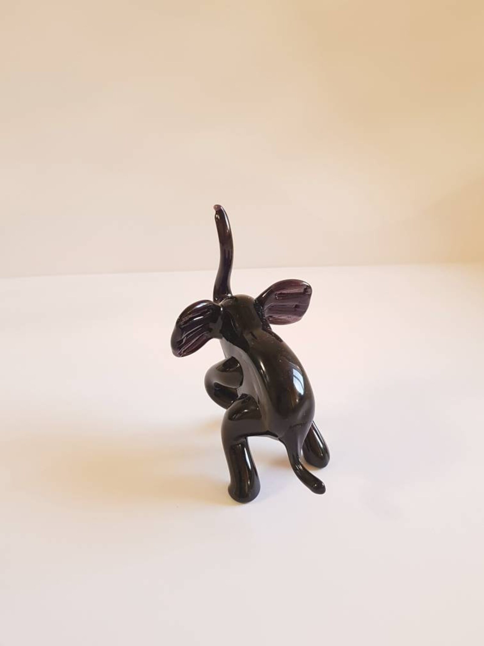 Collectible Elephant Figurine Glass Animal Figurines Etsy Hong Kong