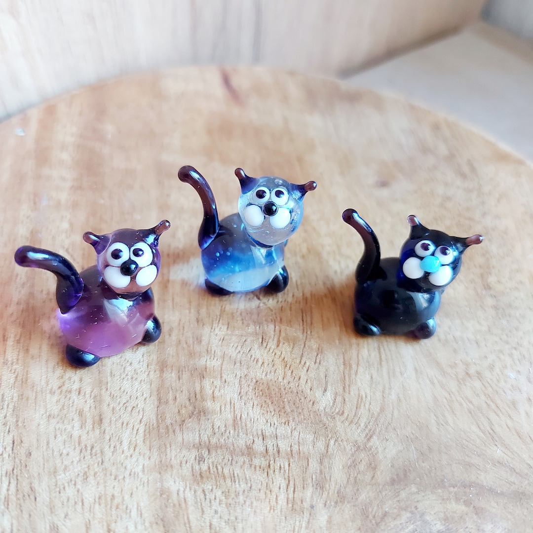 ZIBO ART GLASS MINI KITTY TAIL UP main image 0