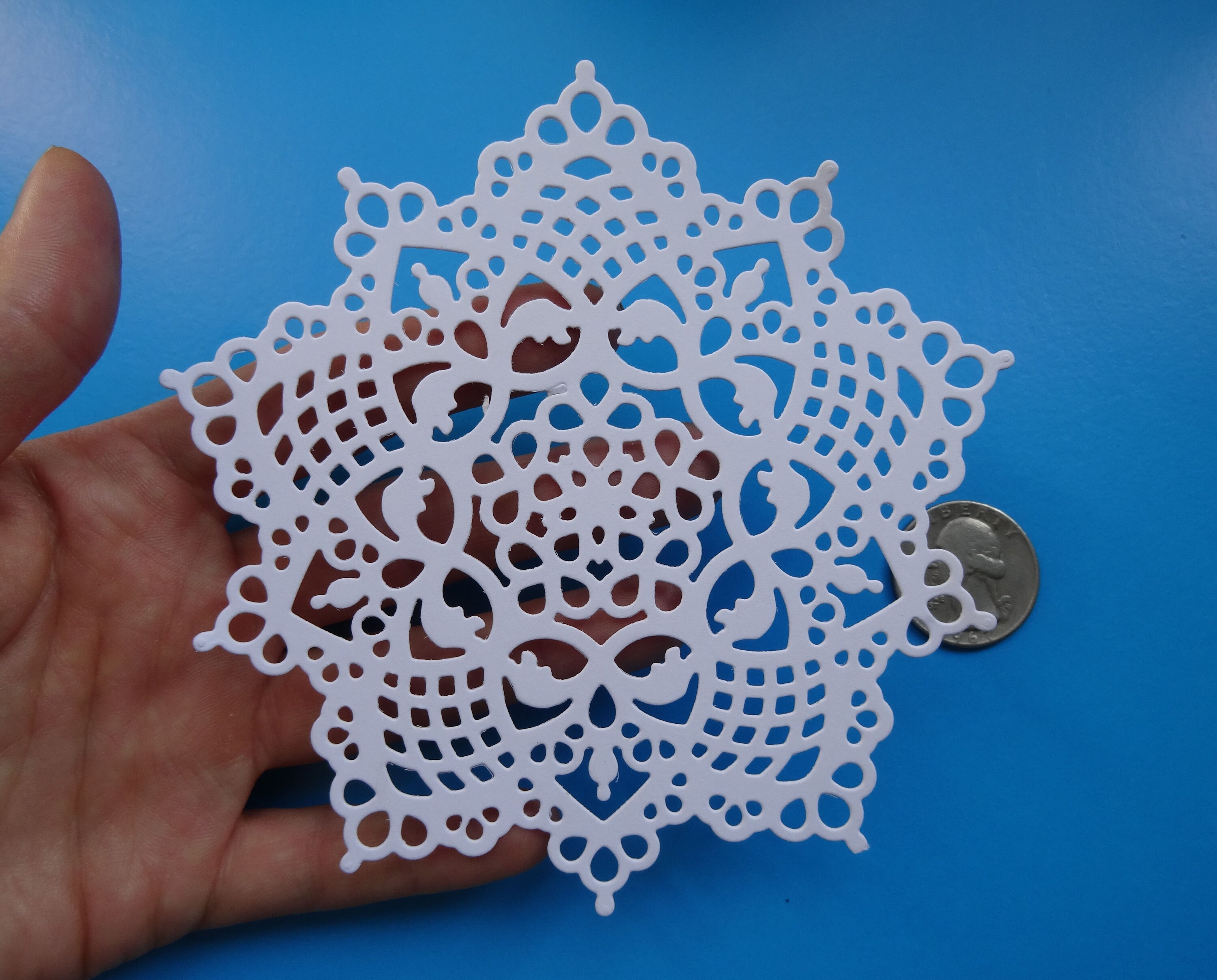 Crochet Doilies Die Cut Paper Doilies Die Cut Colored Paper Etsy