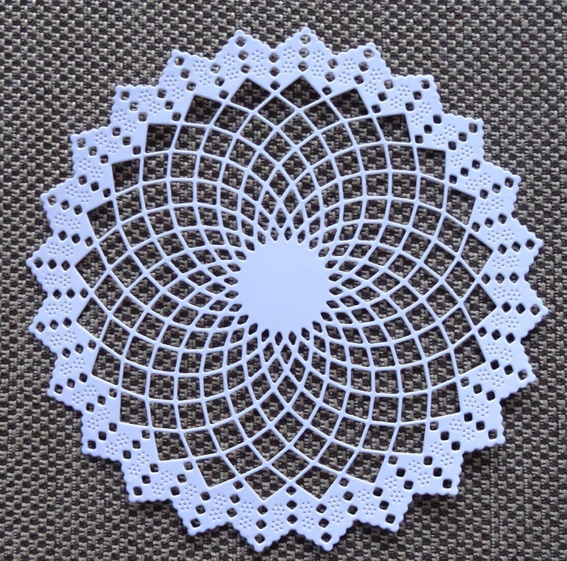 Die Cut Paper Doilies Paper Doilies Die Cut Colored Doilies Etsy