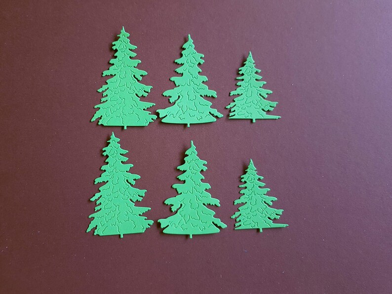 Christmas Tree Die Cut Die Cut Christmas Tree Shape for Etsy