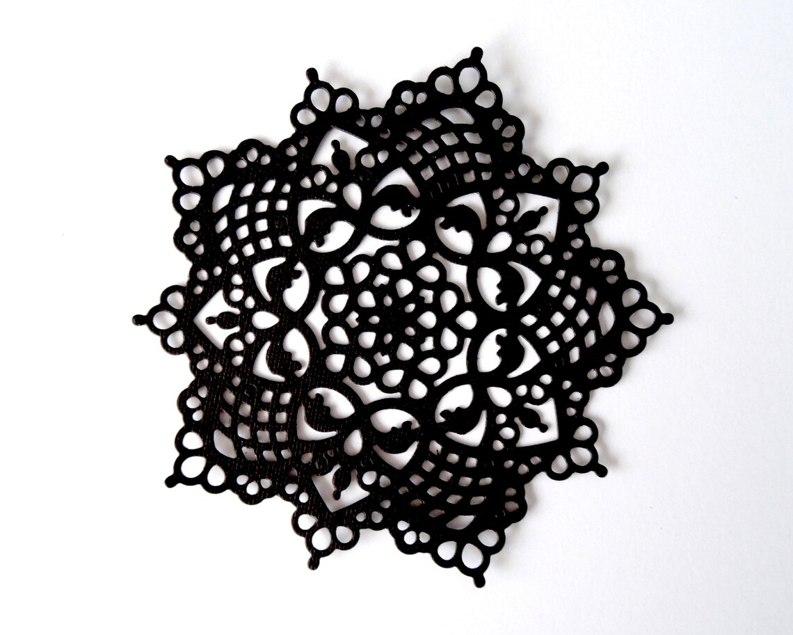 Crochet Doilies Die Cut Paper Doilies Die Cut Colored Paper Etsy