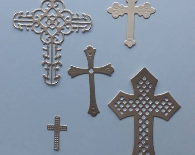 Cross Die Cuts 20 uds Paper Shapes Cardstockcuts Etsy