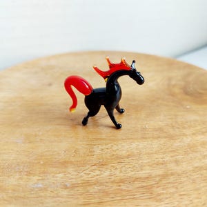 Glass Horse Figurine, Murano Glass Horse, Couple of Horses Figurines, Handmade Glass Horses
