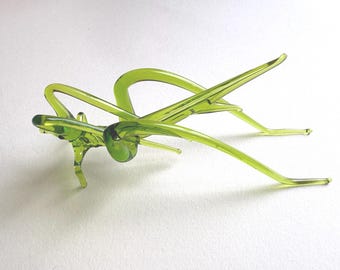 Murano Glass Grasshopper: Miniature Collectible Figurine