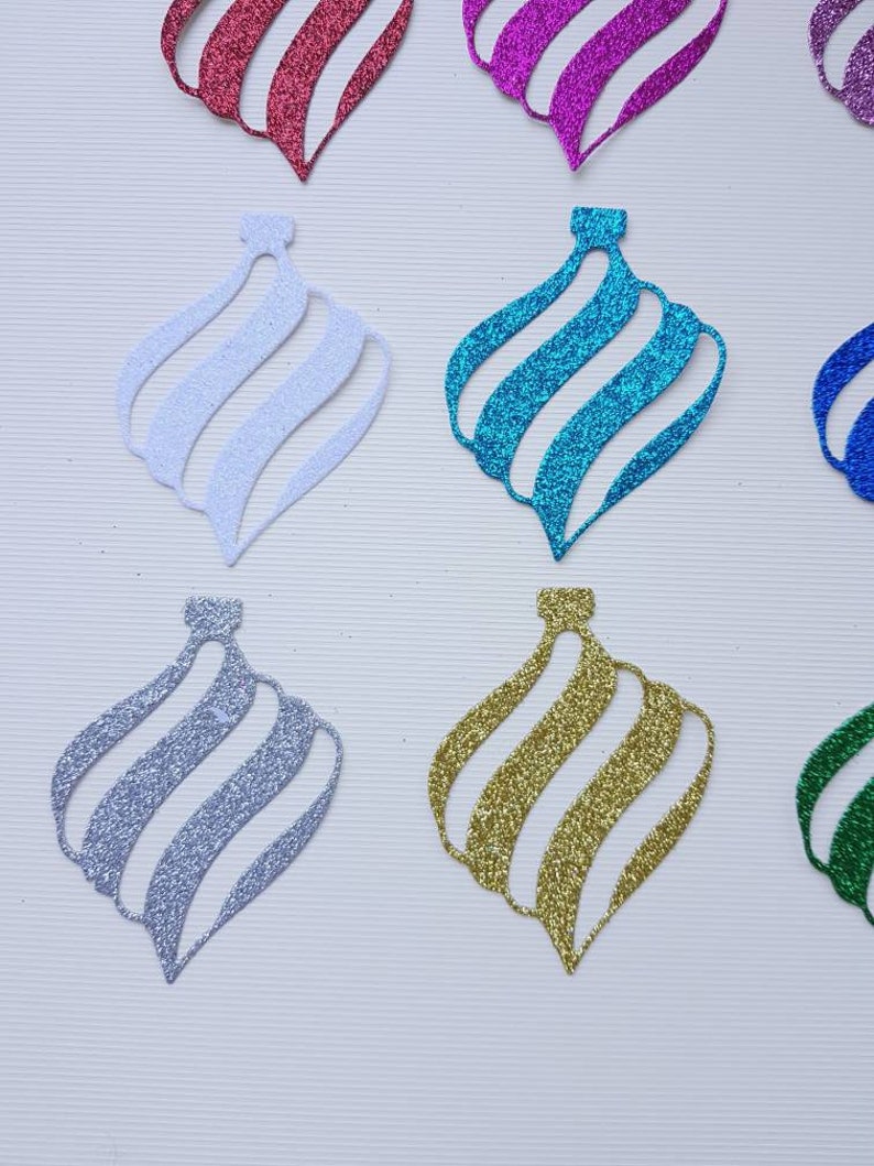 Christmas Tree Ornament Christmas Tree Die Cut Ornaments Etsy