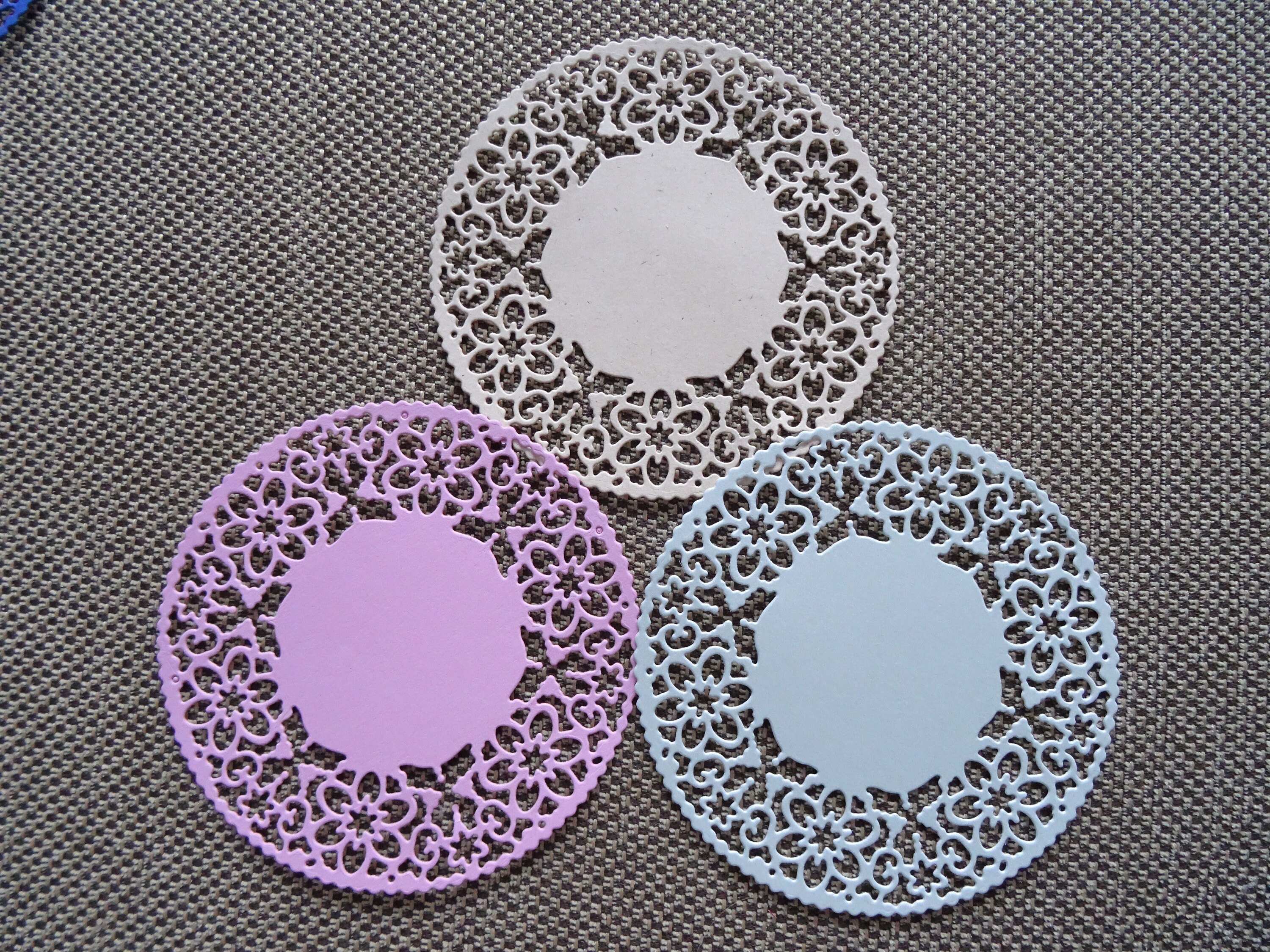 Cute Paper Doilies Die Cut Paper Doilies Die Cut Colored Etsy