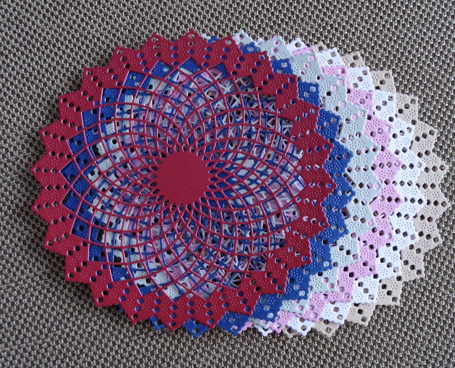 Die Cut Paper Doilies Paper Doilies Die Cut Colored Doilies Etsy