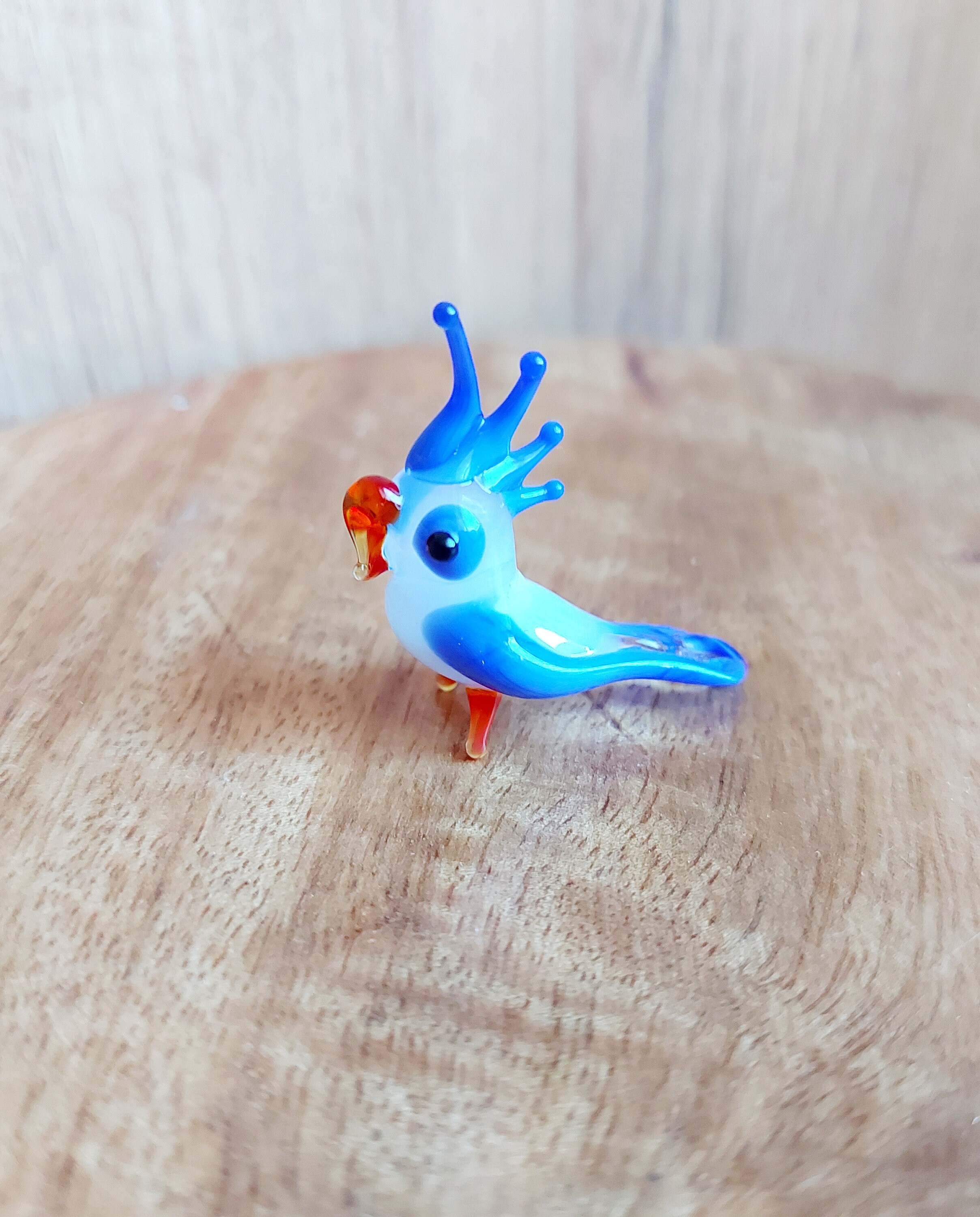 DANUSORNGEANG Hand-Blown Glass Frog Figurine - Miniature Rainforest Animal, Thai Artisan Made, Multicolor - View #4