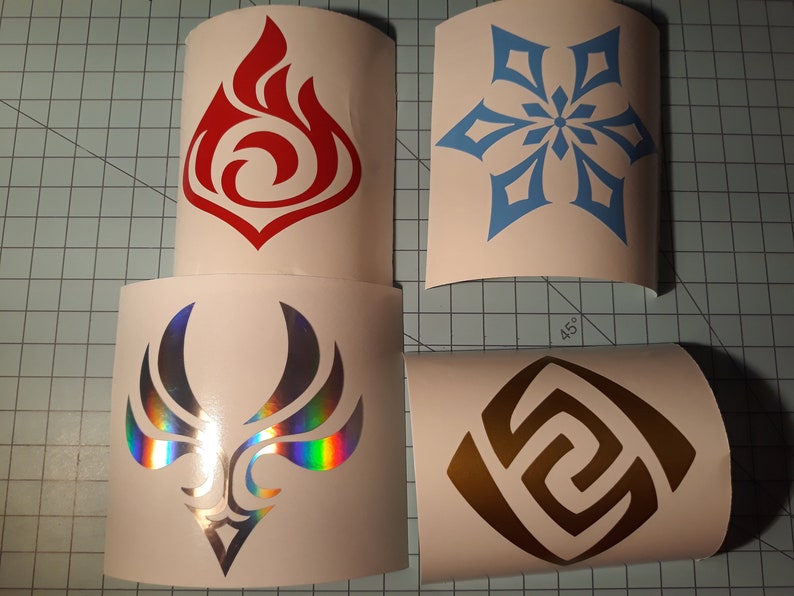 Genshin Impact Logo Decal Etsy