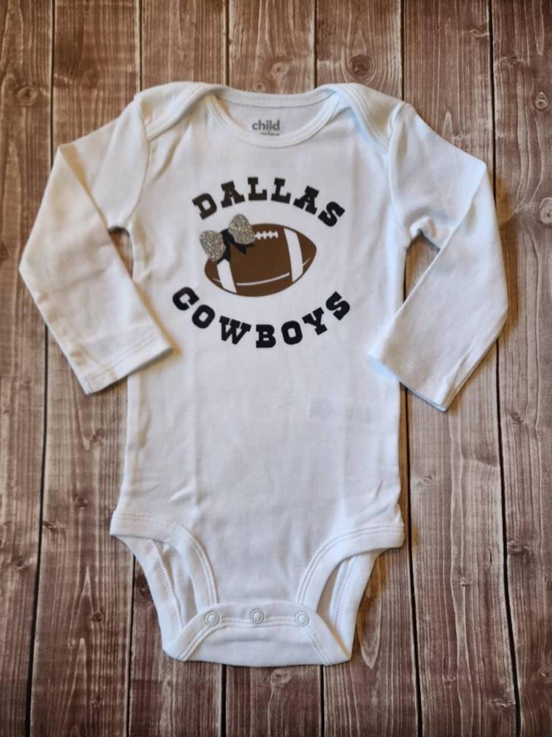 Onesie Dallas Cowboys Baby Girl Etsy