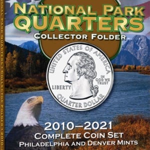 National Park Quarters Collection Folders Albums All Denver and Philadelphia 120 Slots