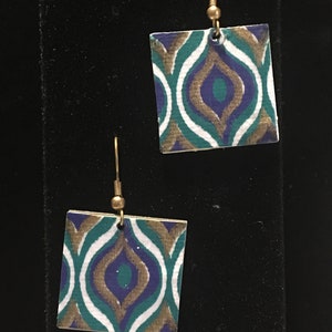 Square Abstract Earrings