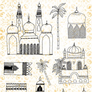 Studio Light Art by Marlene Artsy Arabia Clear Stamp Set - Timbres - Techniques mixtes - Artsy Arabia Stamp - Art by Marlene - Studiolight
