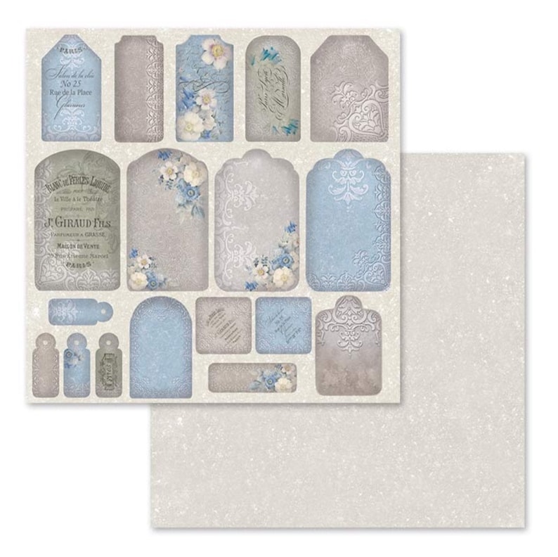 New England Stamperia Scrapbook Paper Pack 12x12 Cardstock Etsy