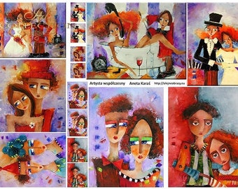 ITD Collection Decoupage Paper Retro Vintage Motives - A3 - Decoupage - Mixed Media - Paper for Decoupage