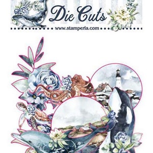 Stamperia Sea Dream Troquelado Surtido - Adornos - Elementos Efímeros - Sea Dream Stamperia - Troquelados - Scrapbooking