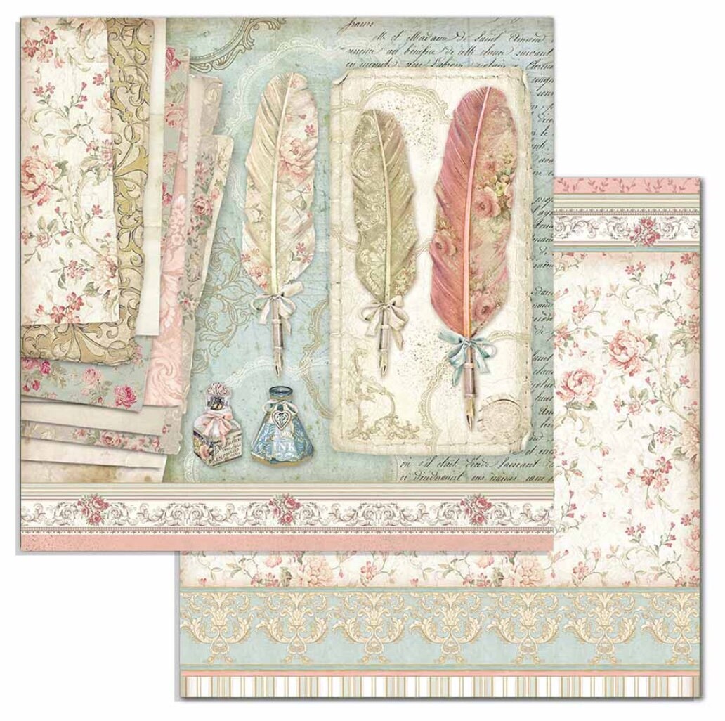 New Stamperia Princess Scrapbook Paper Pad 8x8 Cardstock Etsy