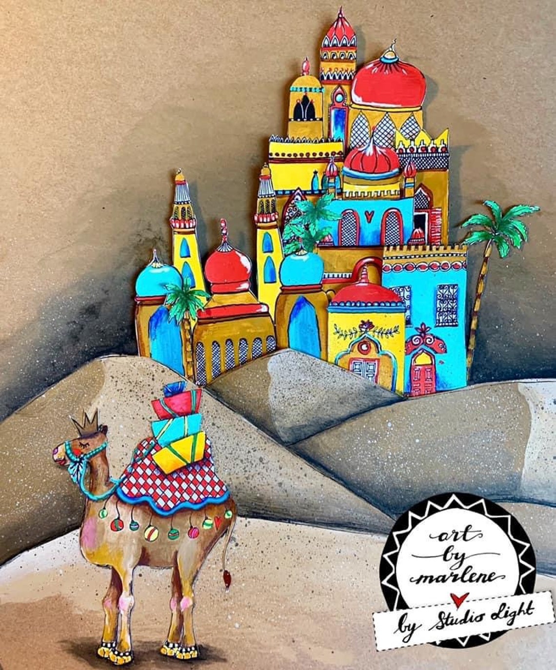 New Studio Light Art by Marlene Artsy Arabia Clear Stamp Set Etsy