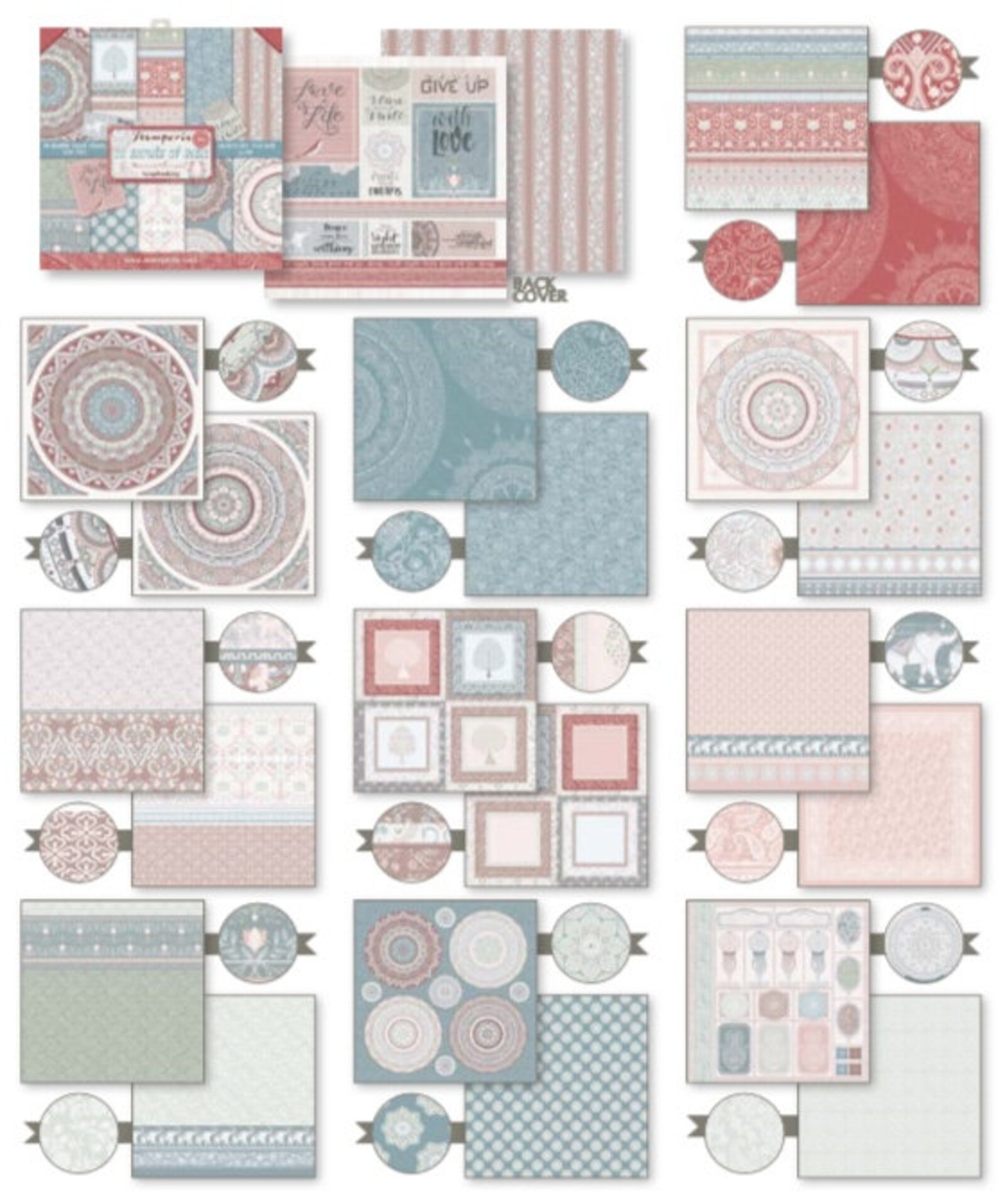 Stamperia 26 Secrets of India Scrapbook Paper Pad 8x8 Cards Etsy Ireland