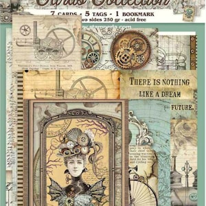 Stamperia Cards Collection Voyages Fantastiques - Stamperia - Tags - Cards -  Voyages Fantastiques- Scrapbooking