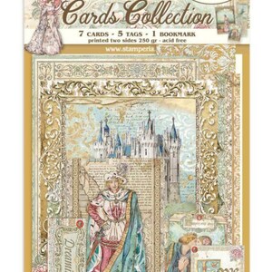 Stamperia Cards Collection Sleeping Beauty- Stamperia - Tags - Cards - Sleeping Beauty  - Scrapbooking