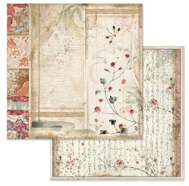 Stamperia Oriental Garden Scrapbook Paper Pad 12x12 Etsy
