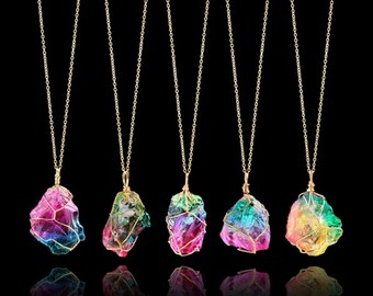 rainbow aura etsy