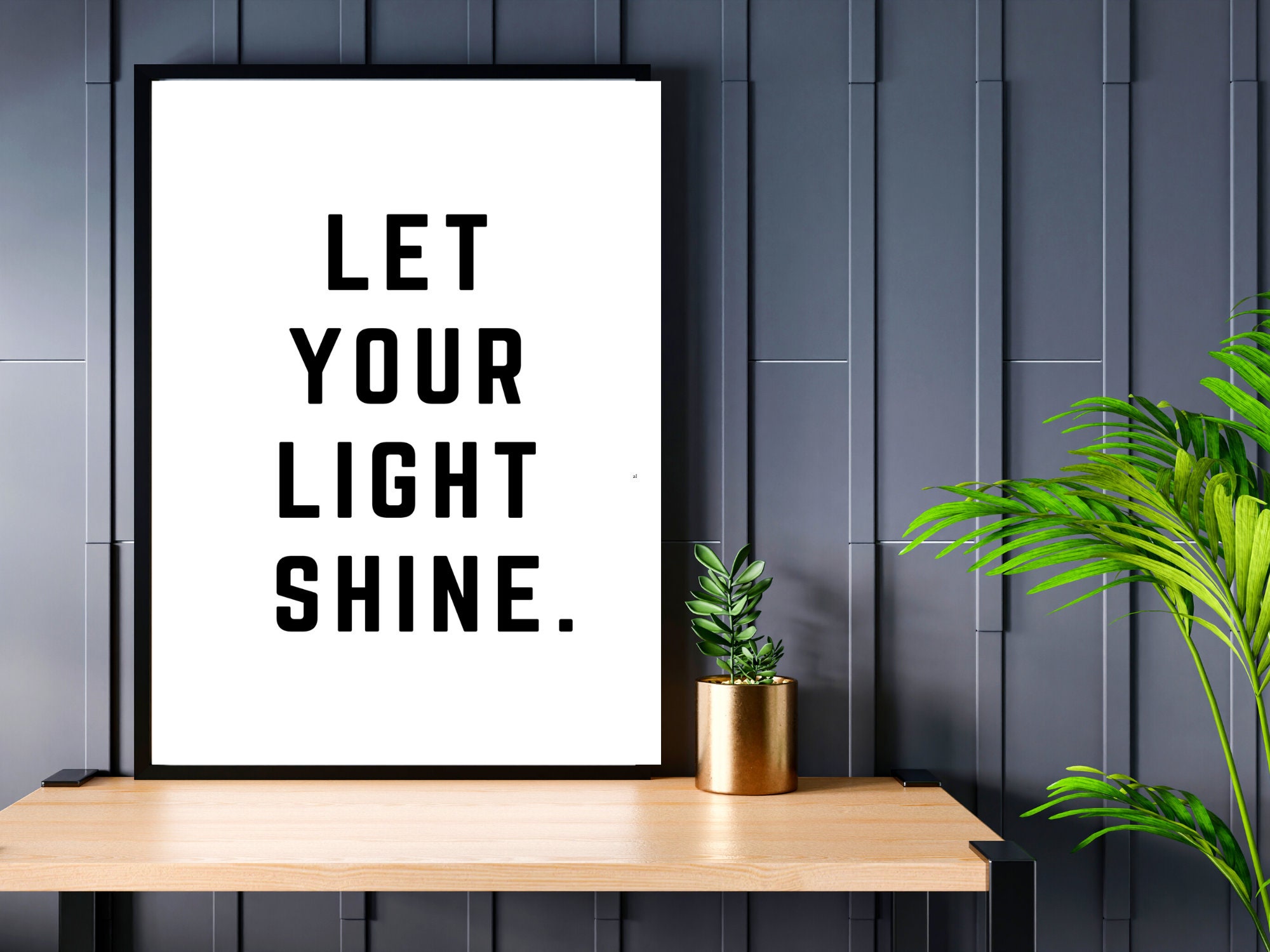 Let Your Light Shine Printable Instant Digital Download Motivation ...