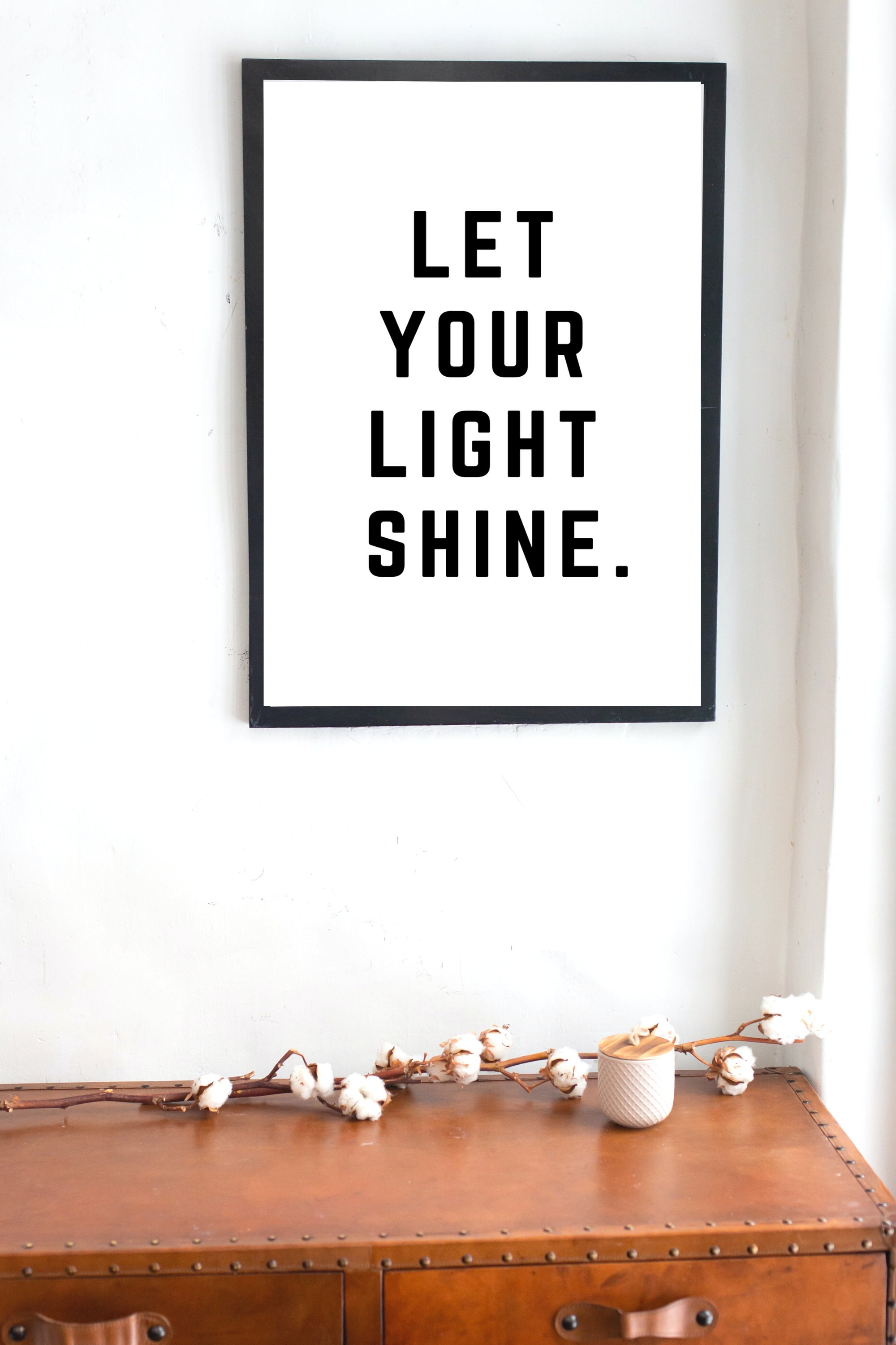 Let Your Light Shine Printable Instant Digital Download Motivation ...